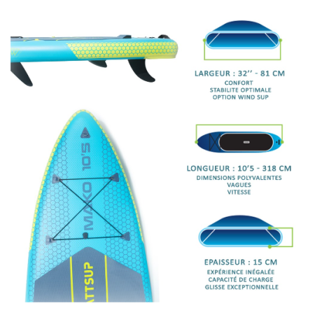 SUP Wattsup Mako 10'5'' PB-WMAK105
