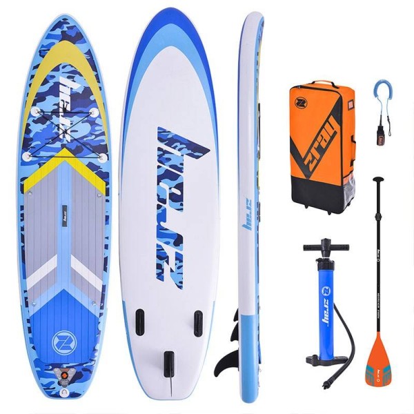 Pack paddle Zray SUP Camo Blue 10'8