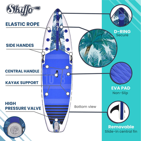 SUP paddle gonflable LUI 10'8" Skiffo