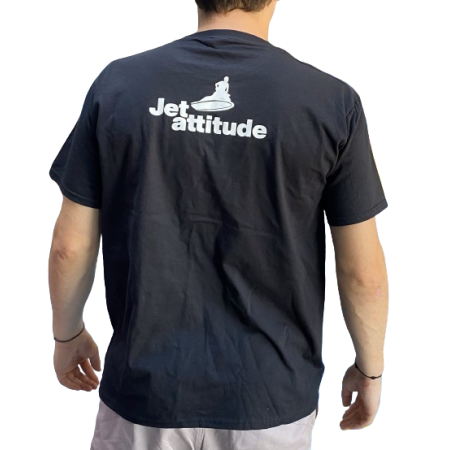 T-shirt Promo Jetattitude Noir