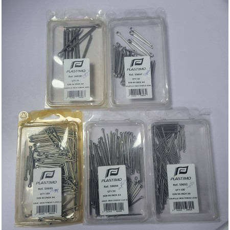 Lot Goupilles fendues DIN 94 INOX A4 Plastimo