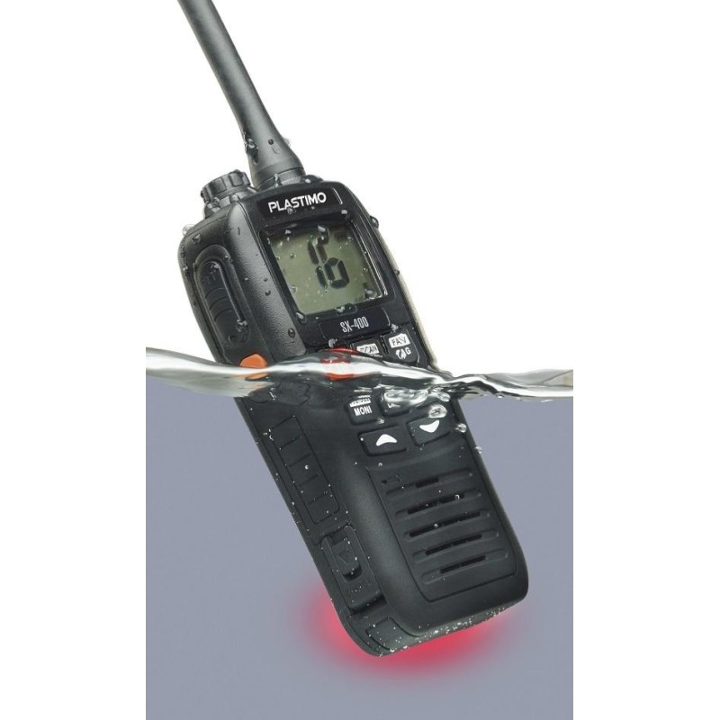 VHF Portable Marine ICOM IC-M37E 6W - Étanche IP57, Flottante Avec Lumière LED, Autonomie 12h+, Livrée Complète - 7