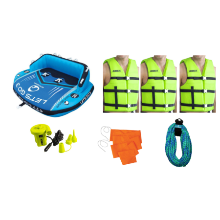 Pack bouée tractée 3 places Lets go Pack-Letsgo3
